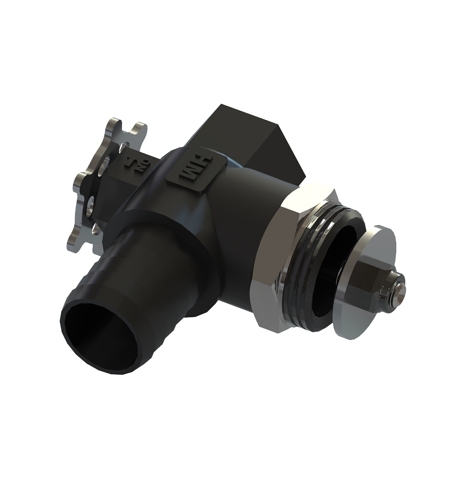 1 1/4 İNÇ - 45 MM HORTUM VANALI DİRSEK
